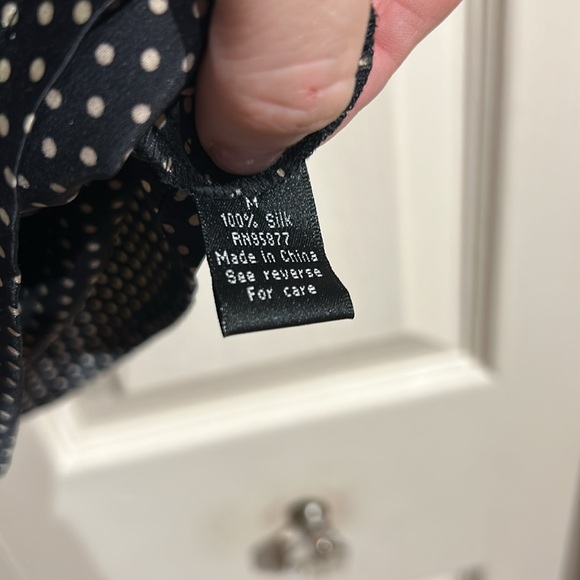 Sanctuary 100% Silk Polka Dot Mini Dress - Picture 10 of 12
